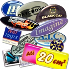 Adesivo ou Etiqueta em Vinil Branco Resinado At� 20cm� m�nimo 1000 unid