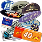 Adesivo ou Etiqueta em Vinil Branco Resinado At� 40cm� m�nimo 50 unid