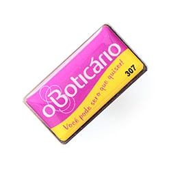 Bottons COD 307 - Retangular 3,5 x 1,9 cm