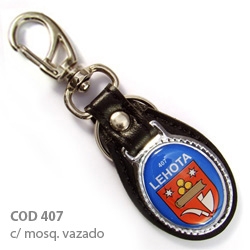 Chav. Couro Sinttico COD 407 - Couro Sinttico - resina frente