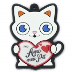 Chav. Emborrachados Colors P001 - Gatinho - Resina 01 lado - 50 Unidades