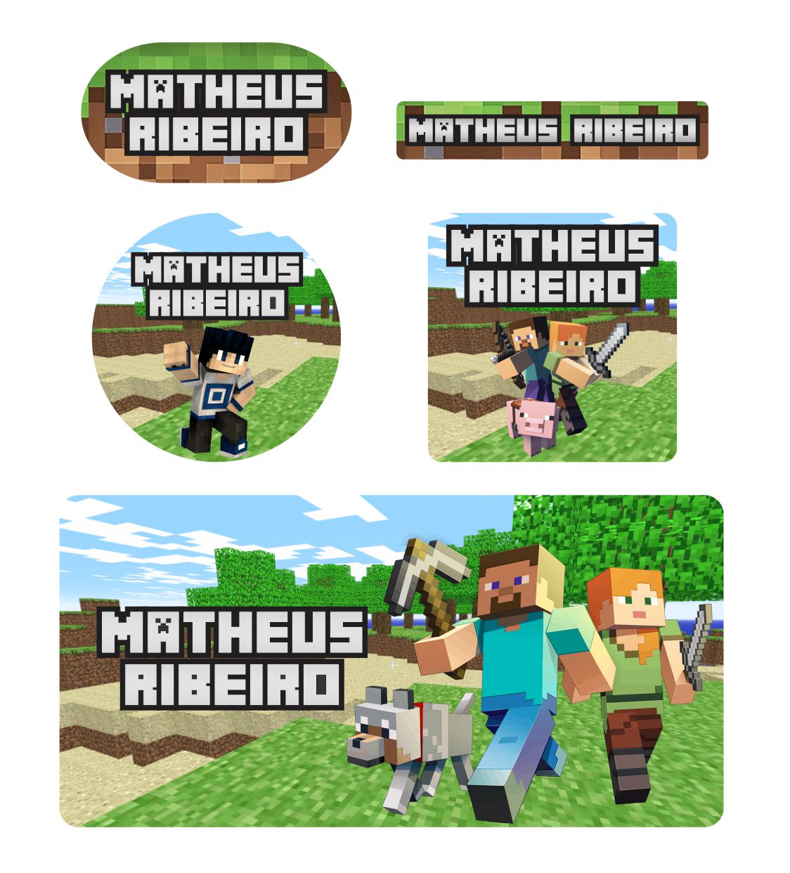Kits de Etiquetas Escolares KIT AD019 - kit Etiqueta MINICRAFT - 1 Unidades