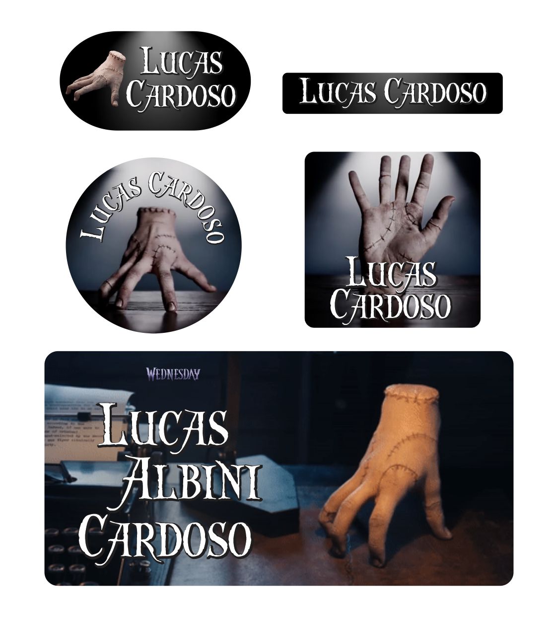 Kits de Etiquetas Escolares KIT AD041 - kit Etiqueta Tema Thing. - 1 Unidades