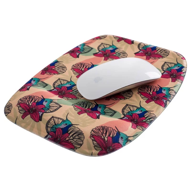 Mouse Pad Cod 9002 - Mouse Pad RETANGULAR Com descanso - Impresso 1 lado